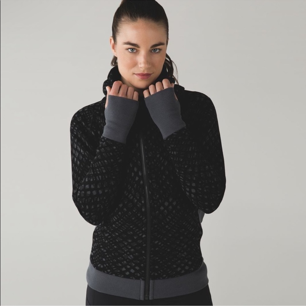 Lululemon Scuba Hoodie III Simply Lace Play Print Size 4
